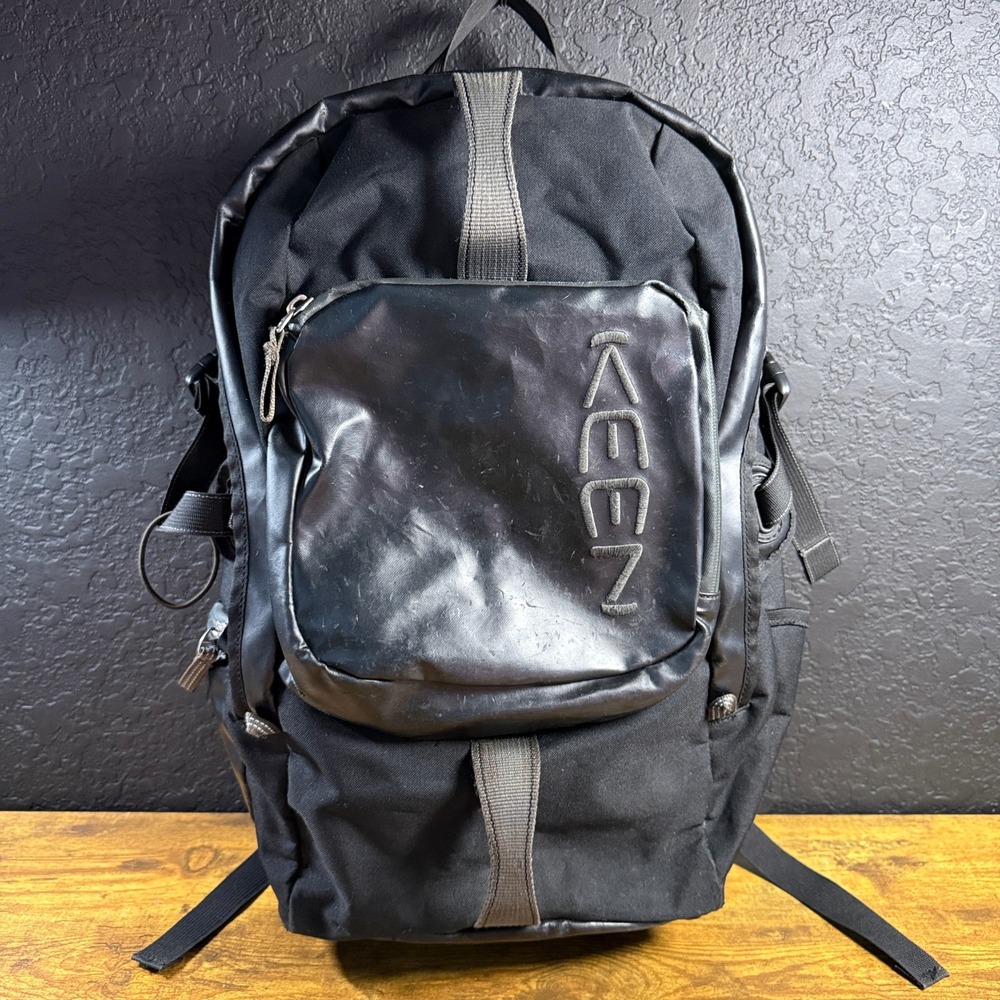 KEEN Ellwood Backpack Hybrid Transport Black Nylon Recycled Rubber Unisex OSFA